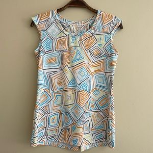 Eleven by Venus Williams Bright Geometric Athletic Top